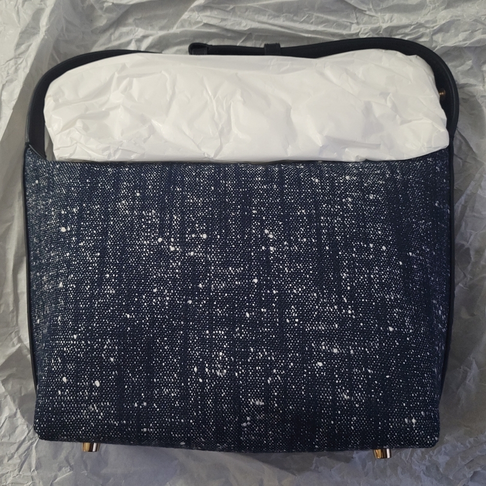 Bottega Veneta Wallace Denim Boucle Bag
